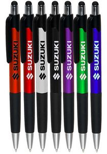 Plastic Pen with Touch Screen Stylus