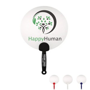Plastic Round Hand Fan