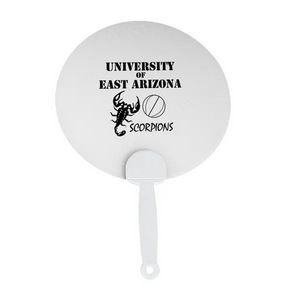 Plastic Round Hand Fan