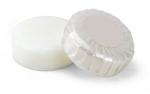 Plastic Wrapped Round Soap