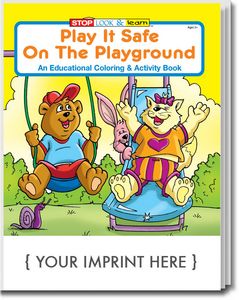 Play It Safe On The Playground Coloring Book