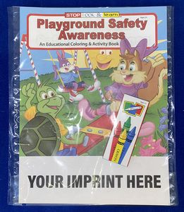 Playground Safety Awareness Coloring Book Fun Pack