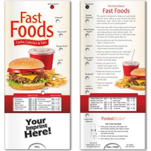 Pocket Slider - Fast Foods: Carbs