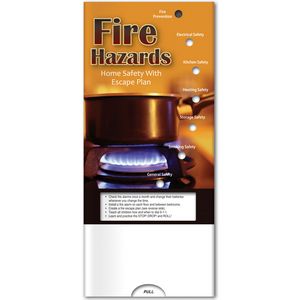 Pocket Slider - Fire Hazards: Home Safety with Escape Plan