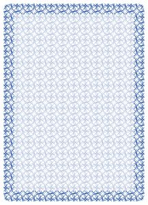 Poker Night Blue Theme Poker Size Playing Cards