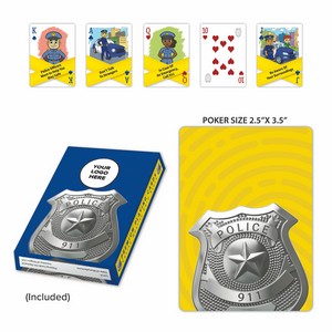 Police Stay Safe Playing Card Deck