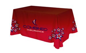 Polyester Digital Direct Print Table Cover 4 sided