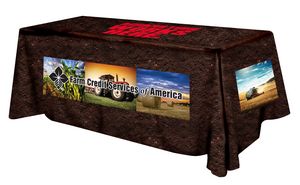 Polyester Digital Direct Print Table Cover 4 sided