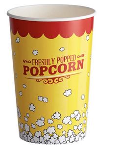 Popcorn Tub - 64 oz