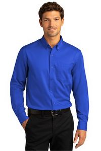 Port Authority Long Sleeve SuperPro React Twill Shirt.