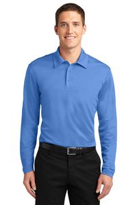 Port Authority Silk Touch Performance Long Sleeve Polo.