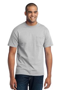 Port & Co Core Blend Pocket Tee.
