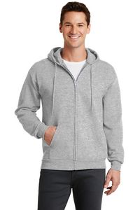 Port & Co Core Fleece Full-Zip Hooded Sweatshirt.