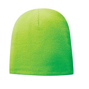 Port & Co Fleece-Lined Beanie Cap.