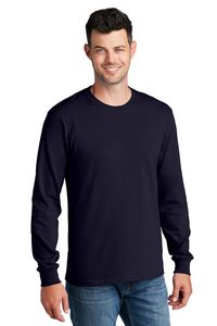 Port & Co Long Sleeve Core Cotton Tee.