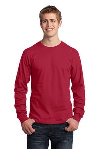 Port & Co Long Sleeve Core Cotton Tee.