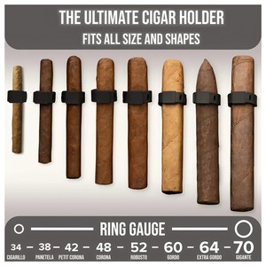 Portable Adjustable Magnetic Cigar Holder