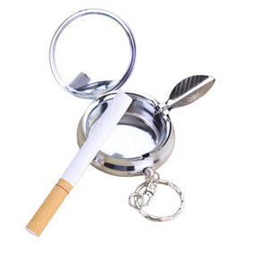 Portable Car Ashtray w/Keychain & Storage Box