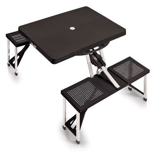 Portable Folding Picnic Table w/Four Integrated Seats