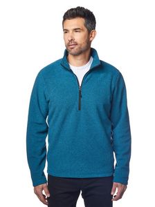 Portola Textured Â¼ Zip Fleece