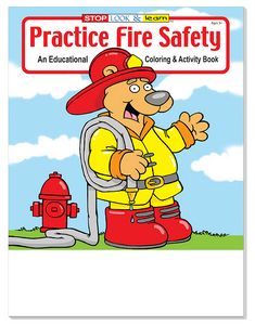 Practice Fire Safety Coloring Book