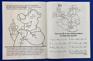 Practice Fire Safety Coloring Book
