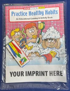 Practice Healthy Habits Coloring Book Fun Pack
