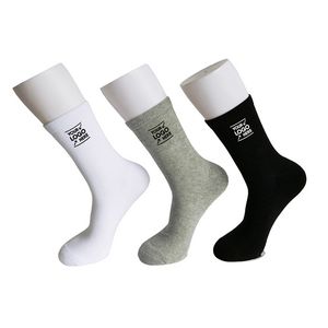 Premium Custom Knit Cotton Crew Socks