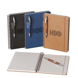 Preston Spiral Journal Pen Combo
