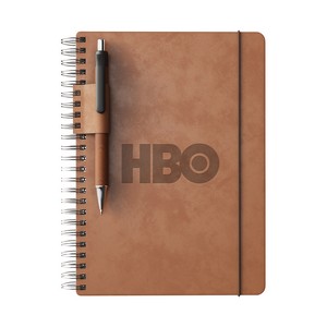 Preston Spiral Journal Pen Combo