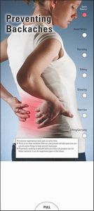 Preventing Backaches Slide Chart