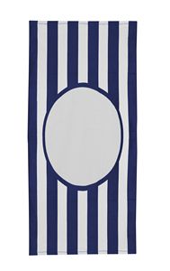 Printer Friendly College Stripe Towel