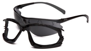 Black Frame with H2X Anti-Fog Lens