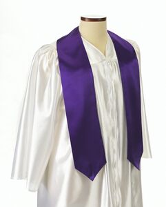 Purple 60" Graduation Stole
