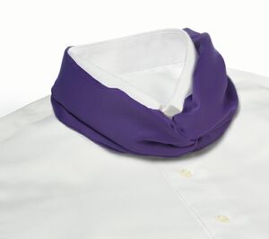 Purple Banded Knot Scarf