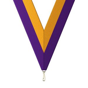 Purple & Gold Neckband (1-1/2" x 34")