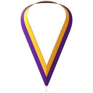 Purple & Gold Neckband (1-1/2" x 34")