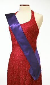 Purple Pageant Sash