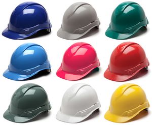 Pyramex RidgelineÂ® Non-Vented Cap Style ANSI Type I Hard Hat with 4 Point Suspension