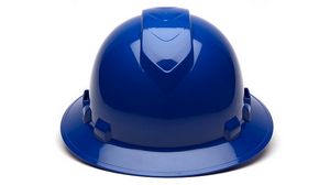 Pyramex RidgelineÂ® Vented Full Brim ANSI Type I Hard Hat with 4 Point Suspension