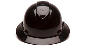 Pyramex RidgelineÂ® Vented Full Brim ANSI Type I Hard Hat with 4 Point Suspension