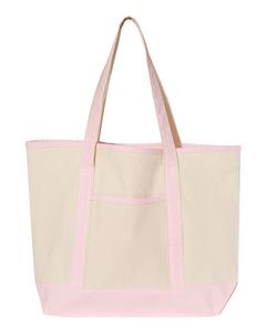 Q-Teesâ„¢ 34.6L Large Canvas Deluxe Tote Bag