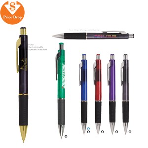 Quasar Translucent Black Gripper Pen