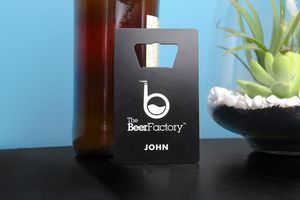 Quick Metal Bottle Opener Cards