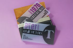 Quick Translucent Plastic Business Cards