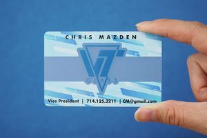 Quick Translucent Plastic Business Cards