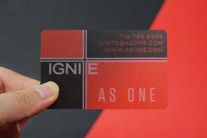 Quick Translucent Plastic Business Cards