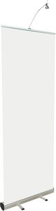 Quickstand Silver Retractable Banner Stand