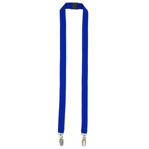 "RICARDO" 3/4" Dual Attachment Polyester Silkscreen Lanyard with FREE Breakaway Safety Release