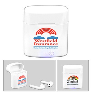 "RILEY" Wireless Earbuds in Charging Case